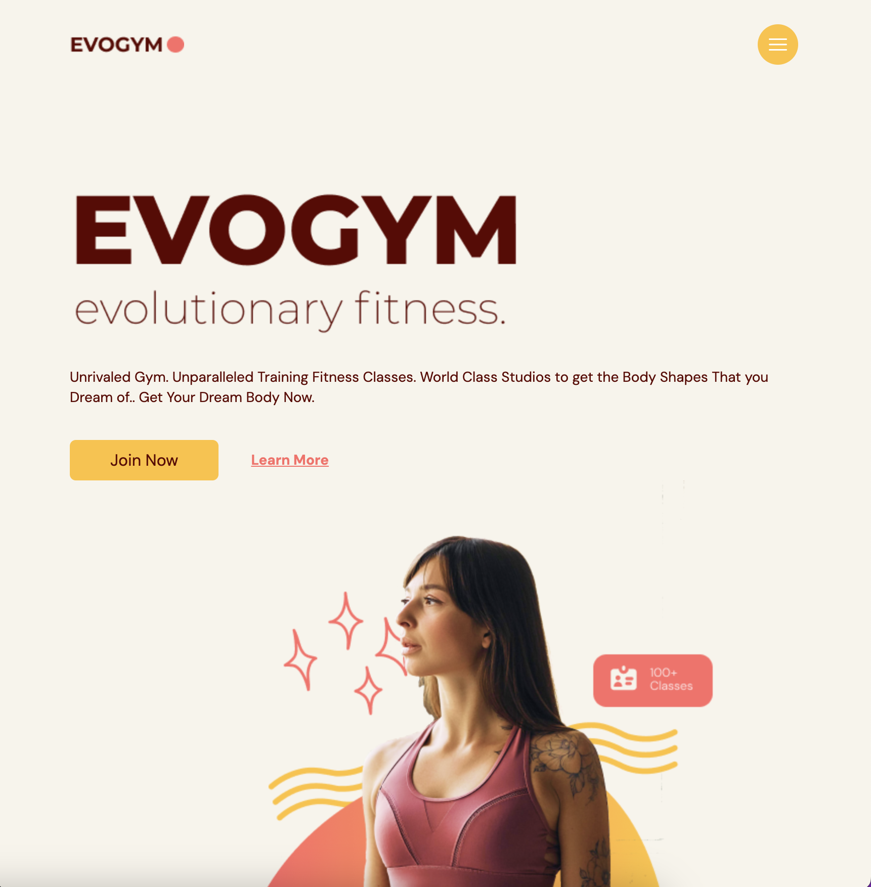Evogym site preview