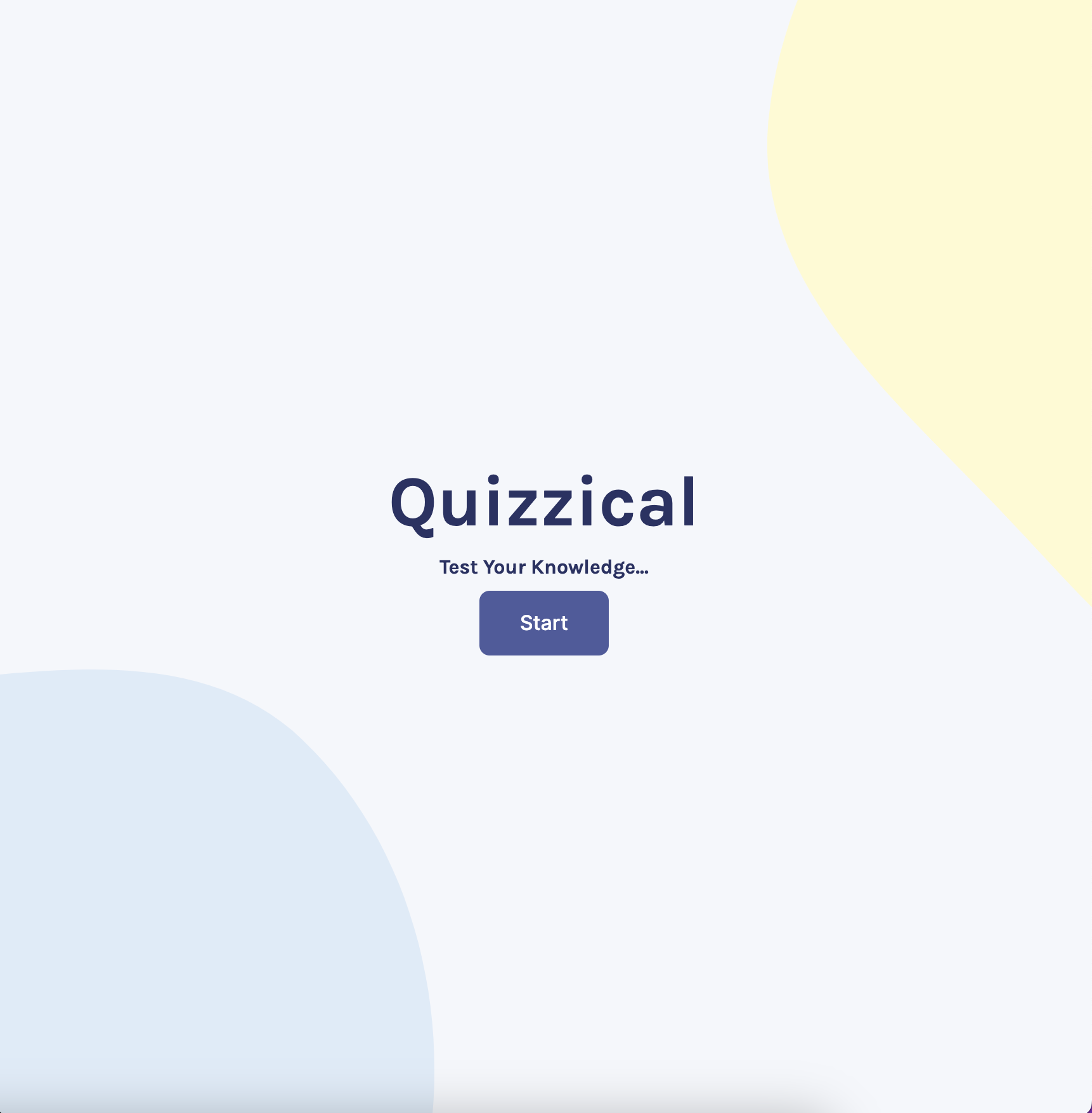 Quizzical app preview